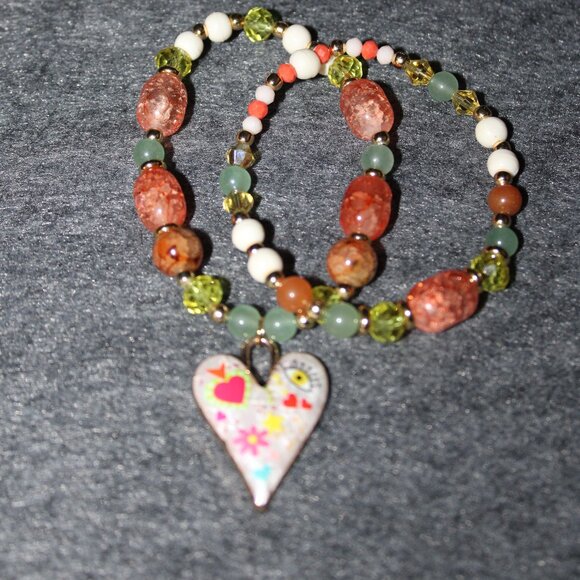 Handmade Bracelet Set - Size 7 1/2 - Picture 1 of 3